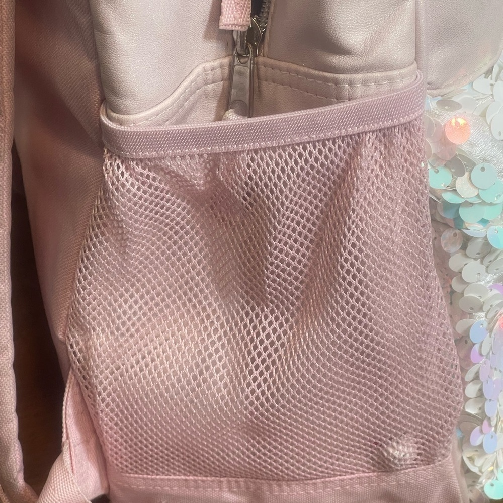 Girls Justice Pink Unicorn Sequin Backpack 16" School Book Bag Kids Reversible - Picture 6 of 12